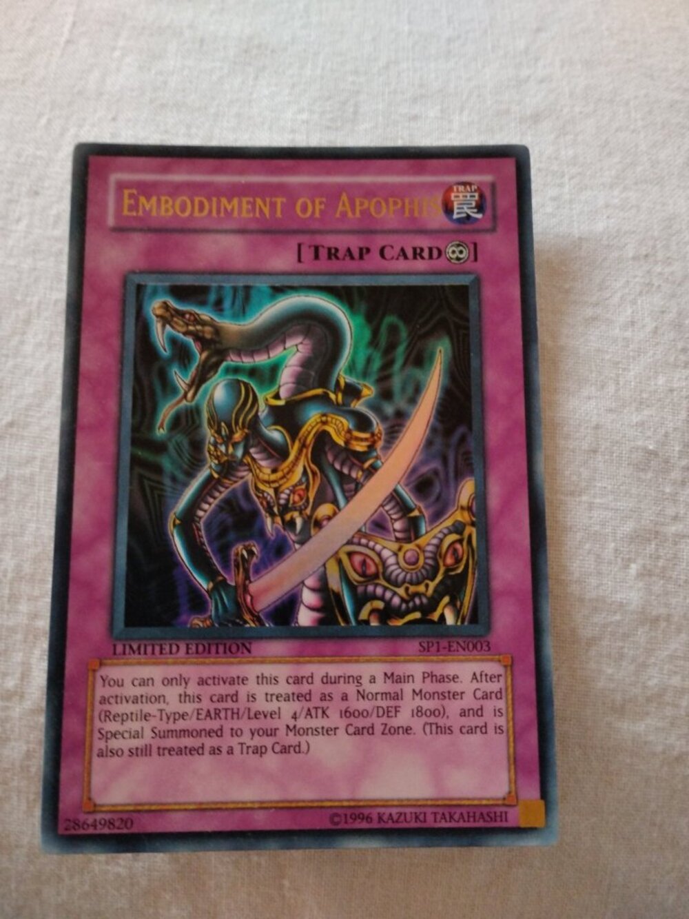 Embodiment of Apophis Ultra Rare LE SP1-EN003